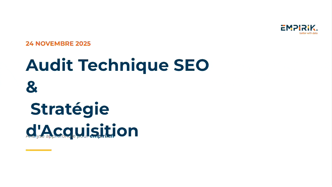 Préaudit SEO